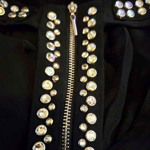 EC REBECCA TAYLOR DRESS WITH CUTOUTS AND EMBELLISHMENTS SZ.2 - Picture 5 of 7